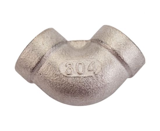 Отвод TITAN LOCK 90 нержавеющий (уголок) ВР/ВР 1/4" AISI304 TL025ELFF 