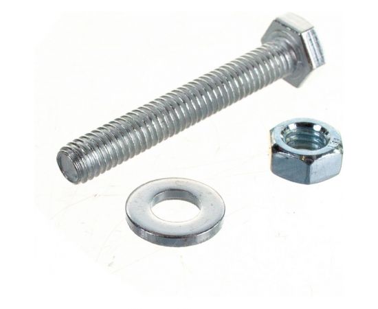 Болт с ш/г полная резьба DIN 933 Качественный КРЕПЕЖ набор 6х40 65 шт 0301015 КЧ 