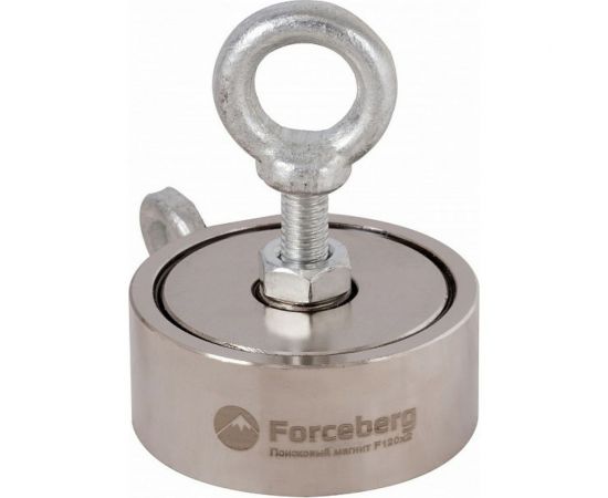 Поисковый двухсторонний магнит Forceberg F120х2, сила сцепления 150 кг 9-2032036 