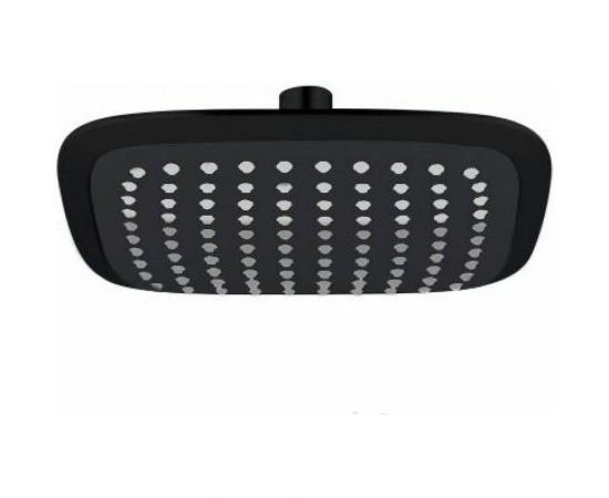 Лейка верхнего душа MELODIA квадрат 200x200 мм, черная MKP20597C 34751 