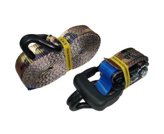 Стяжной ремень UVE ERGO 3000 кг, 6 метров, 38 мм, камуфляж/черный RS2-38-3000-6-cam 