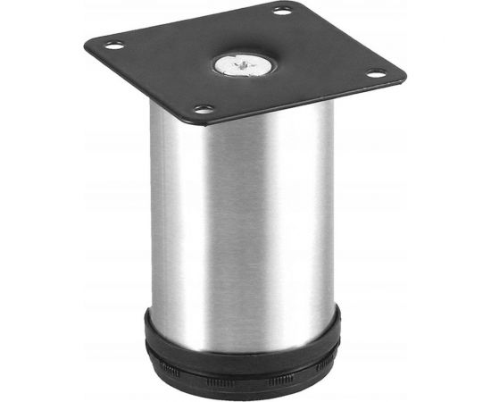 Ножка Tech-Krep металл, круглая, регулируемая, D50x80 мм, сталь - накл. 152149 