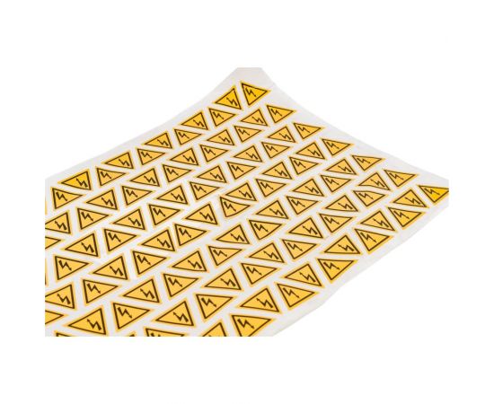 Знак "молния" 25мм EKF 100 шт 208494 an-1-02 – изображение 2