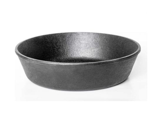 Чугунная сковорода Davr Metall davrmetall 24 см, высота 6 см, с отверстием сковорода(240х60)(с отверстием) – изображение 2