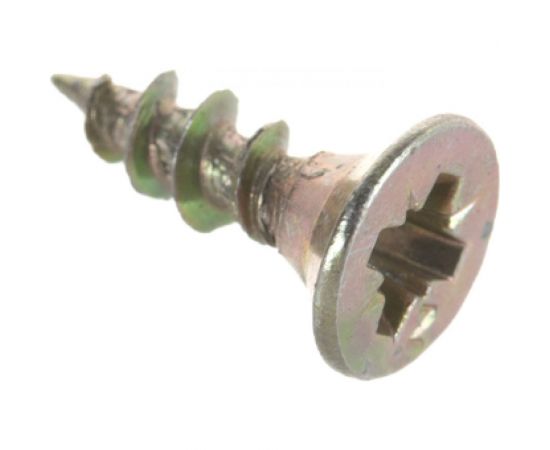 Потайной универсальный шуруп Метизный двор 3,5x12, желтый, 45 шт. 4690441018595 – изображение 2