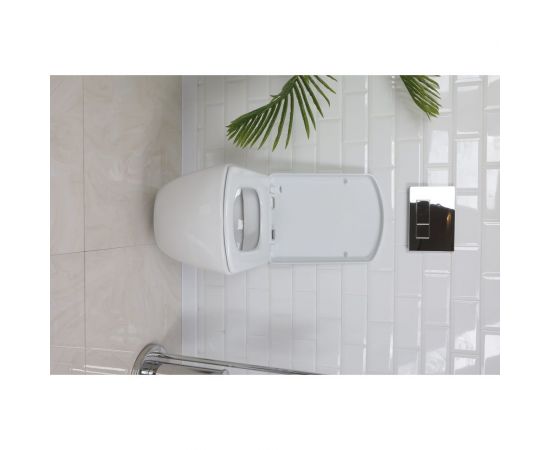 Комплект Creavit tetra dpl lift, унитаз, инсталляция, кнопка хром глянец 3265301 – изображение 2