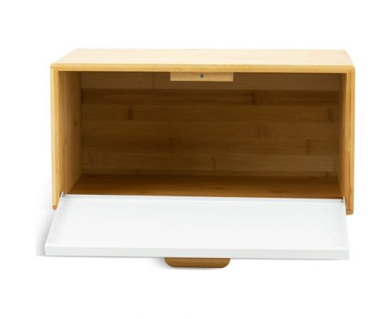 Хлебница с крышкой EDENBERG бамбук, нержавеющая сталь EB-124М – изображение 3