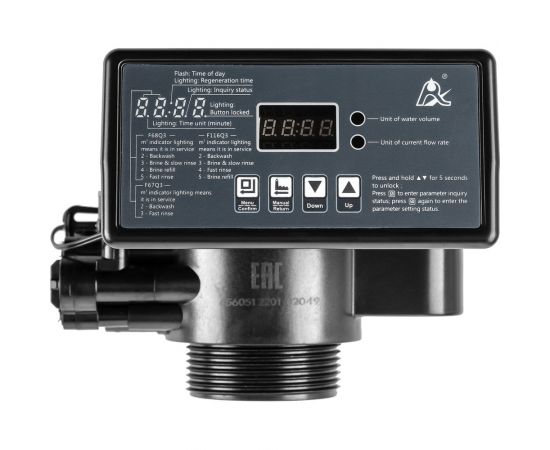 Блок управления Runxin f116q3 для умягчения по расходу 1" 36560 – изображение 3