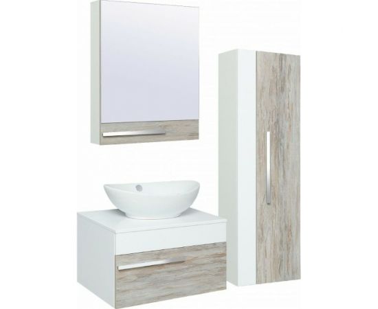 Подвесная тумба RUNO Вудлайн 65 под умывальник Moduo Square 50/Гамма 56 00-00001009 – изображение 3