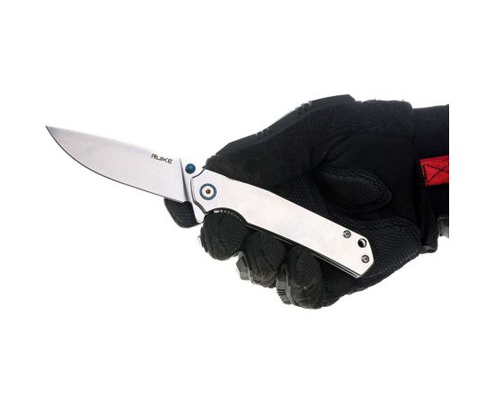 Нож Ruike серебряно-синий P801-SF – изображение 3