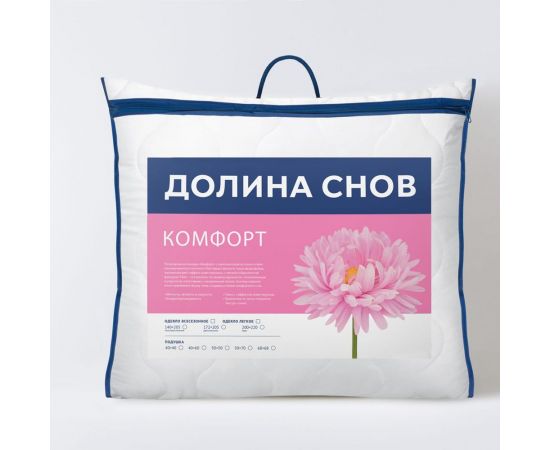 Подушка Ecotex Долина снов Комфорт наполнитель Fiber, 70x70 ПКД77 – изображение 3