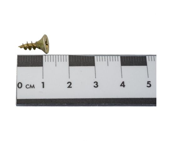 Шуруп Качественный КРЕПЕЖ желтый цинк 4,0x12, 650 шт. 0300451 КЧ – изображение 4