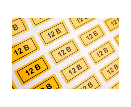 Наклейка EKF ""12В"", 10x15мм 100 шт an-2-01 – изображение 4