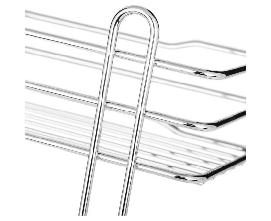 Полка ЧМЗ Стамбул настенная, прямоугольная, 3 яруса 501-003-01 – изображение 5