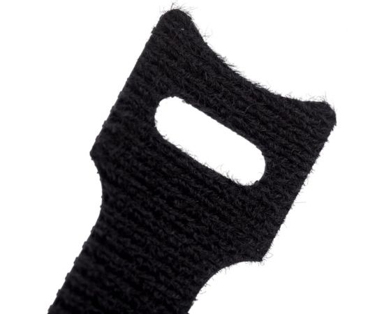 Хомут для кабеля Cabeus липучка с мягкой застежкой, 180x14 мм, черный, 10 шт. CLAMP-180-BK – изображение 5