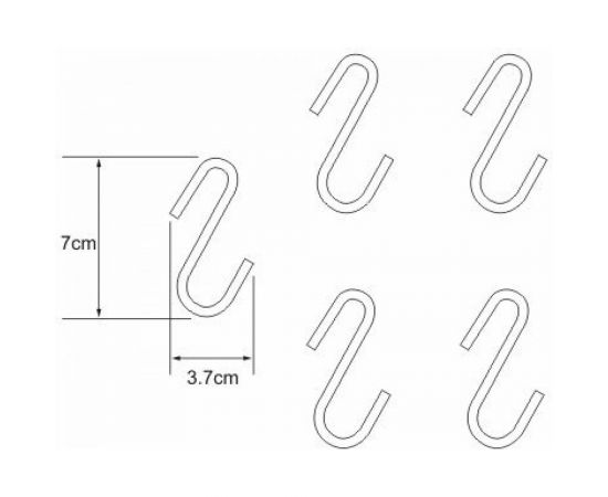 Комплект из 5 крючков WasserKRAFT K-415 – изображение 5