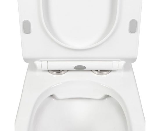 Унитаз BOND напольный безободковый белый с сиденьем микролифт F06-00 – изображение 7