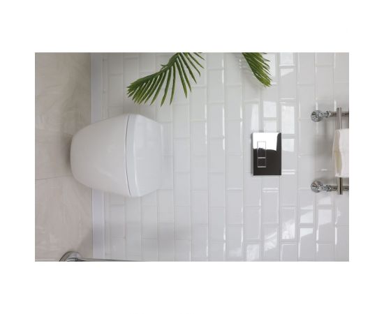 Комплект Creavit tetra dpl lift, унитаз, инсталляция, кнопка хром глянец 3265301 – изображение 7