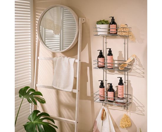 Полка ЧМЗ Стамбул настенная, прямоугольная, 3 яруса 501-003-01 – изображение 8