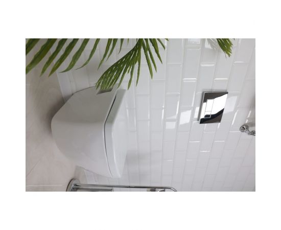 Комплект Creavit tetra dpl lift, унитаз, инсталляция, кнопка хром глянец 3265301 – изображение 8