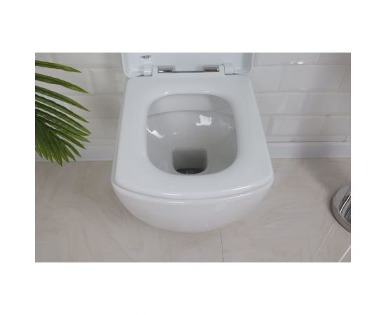 Комплект Creavit tetra dpl lift, унитаз, инсталляция, кнопка хром глянец 3265301 – изображение 9