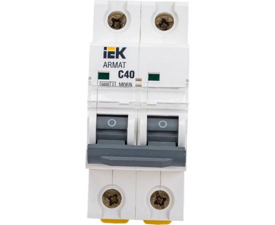 Автоматический выключатель IEK M06N 2P C 40А AR-M06N-2-C040 