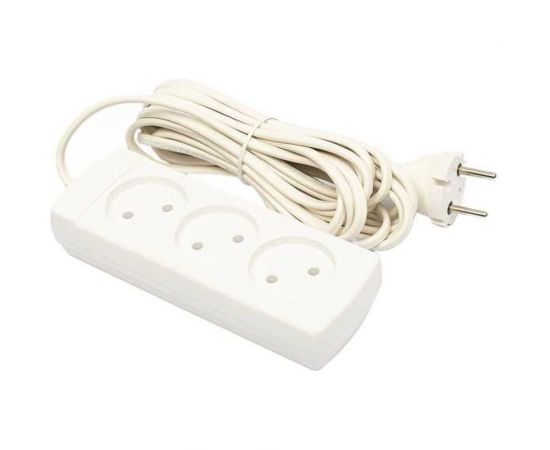 Сетевой удлинитель Юнивольт 3 гнезда 5 м,6 А 7930126420020 