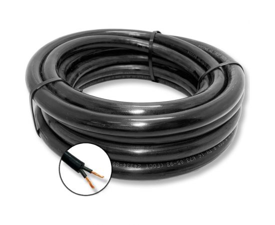 Гибкий кабель ПРОВОДНИК кг 2x2.5 мм2, 30м OZ65011L30 