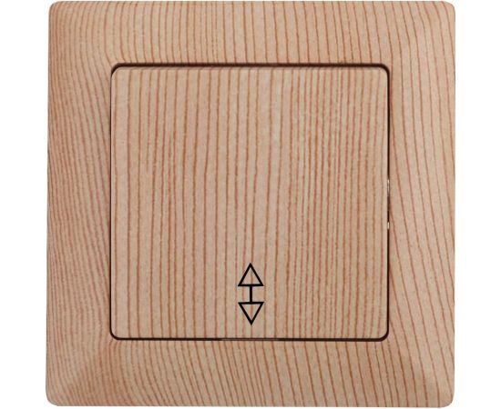 Переключатель Intro 410311 10А 250В, СУ, Solo, сосна Б0043283 