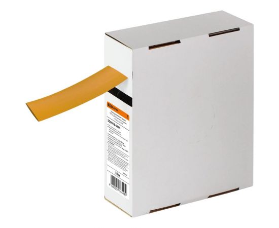 Термоусаживаемая трубка TDM ТУТнг 20/10 желтая в коробке (10 м/упак) SQ0518-0445 