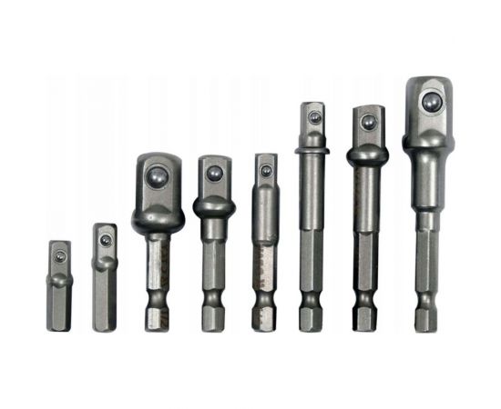 Набор адаптеров для торцевых головок 8 предметов YATO YT-04639 