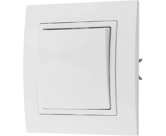 Выключатель Bylectrica 1-клавишная, скрытая установка, 10А, серия УЮТ, белый, С110-860 
