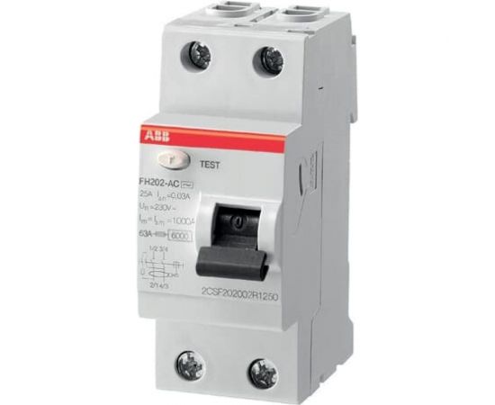 Выключатель дифференциального тока ABB 2 модуль FH202 AC-40/0,1 2CSF202006R2400 