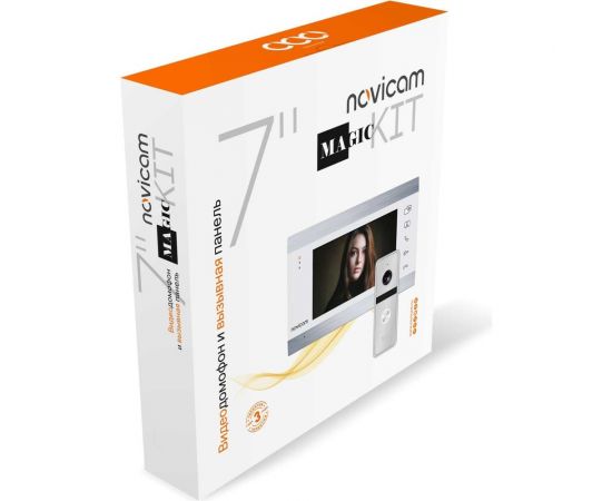 Комплект видеодомофона Novicam white magic 7c kit для квартиры, дома и офиса 4221 – изображение 11