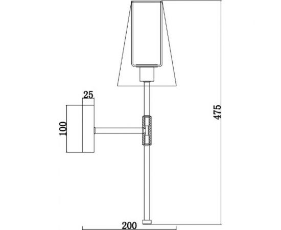 Настенный светильник (бра) Freya E14, 40 Вт FR5196WL-01CH – изображение 2