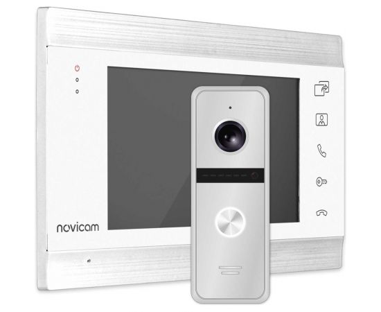 Комплект видеодомофона Novicam white magic 7c kit для квартиры, дома и офиса 4221 – изображение 2