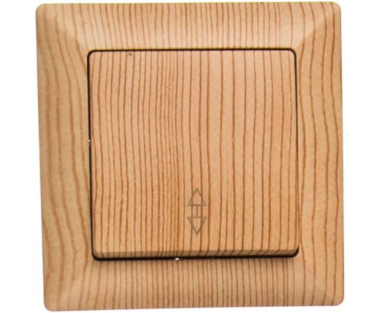 Переключатель Intro 410311 10А 250В, СУ, Solo, сосна Б0043283 – изображение 2