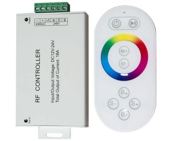 Контроллер для светодиодной ленты с П/У FERON LD56 белый 18А 12-24V 21558 – изображение 2