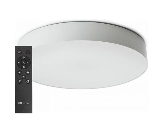 Светодиодный управляемый светильник FERON AL6200 Simple matte тарелка 165W 3000К-6500K белый 48071 – изображение 2