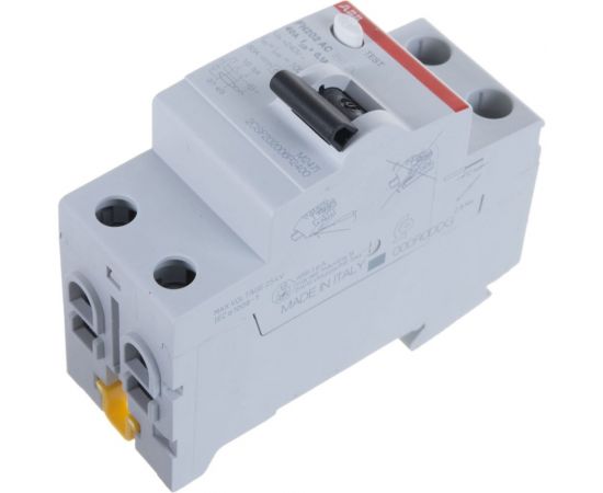 Выключатель дифференциального тока ABB 2 модуль FH202 AC-40/0,1 2CSF202006R2400 – изображение 2