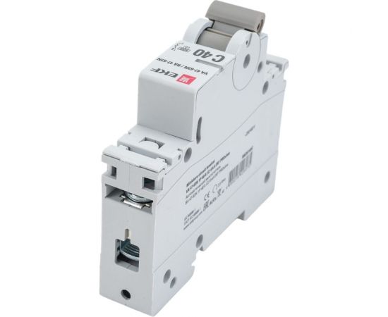Автоматический выключатель EKF 1P 40А (C) 6кА ВА 47-63N PROxima M636140C – изображение 3
