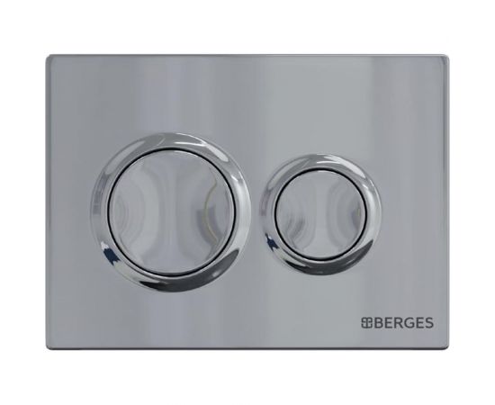 Комплект для монтажа подвесного унитаза Berges: инсталляция novum525, кнопка o3 хром глянец, унитаз ego rimless, сиденье дюропласт okus slim so, микролифт, быстросъем 043249 – изображение 3