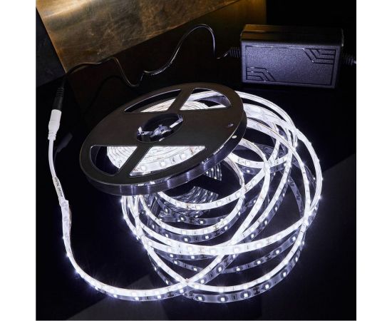 Комплект светодиодной ленты Lamper 5 м IP65 с блоком питания, холодное белое свечение 142-401 – изображение 3