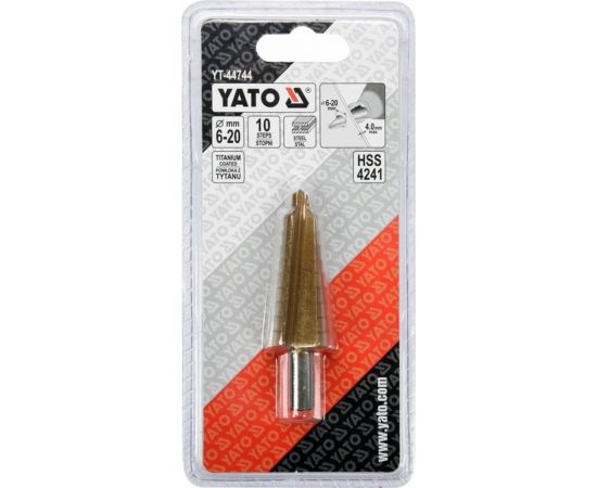 Сверло ступенчатое по металлу 6-20 мм YATO YT-44744 – изображение 3