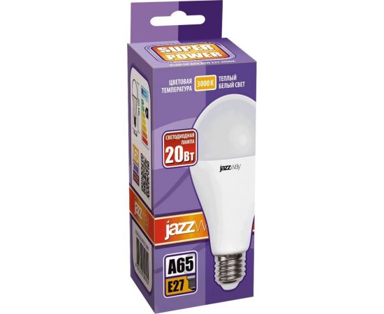 Лампа Jazzway PLED- SP A60 20w E27 3000K 230/50 5009455A – изображение 4