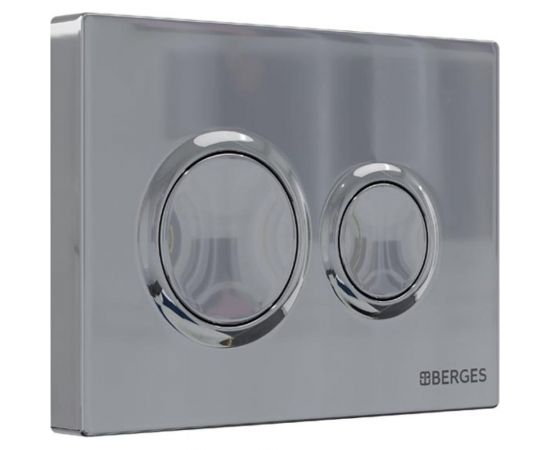 Комплект для монтажа подвесного унитаза Berges: инсталляция novum525, кнопка o3 хром глянец, унитаз ego rimless, сиденье дюропласт okus slim so, микролифт, быстросъем 043249 – изображение 4