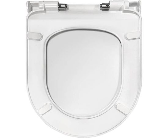 Комплект для монтажа подвесного унитаза Berges: инсталляция novum525, кнопка o3 хром глянец, унитаз ego rimless, сиденье дюропласт okus slim so, микролифт, быстросъем 043249 – изображение 5