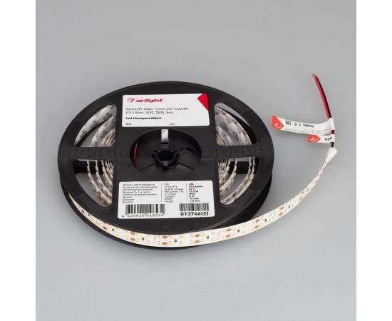 Светодиодная лента Arlight RT-A240-15mm 24V Cool 8K 5 м 013746(2) – изображение 5