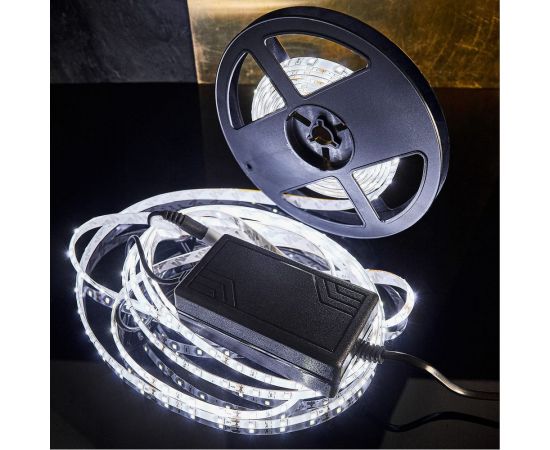 Комплект светодиодной ленты Lamper 5 м IP65 с блоком питания, холодное белое свечение 142-401 – изображение 5