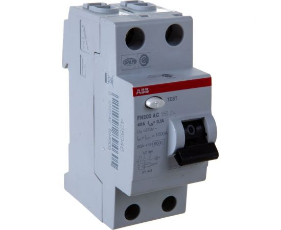 Выключатель дифференциального тока ABB 2 модуль FH202 AC-40/0,1 2CSF202006R2400 – изображение 5
